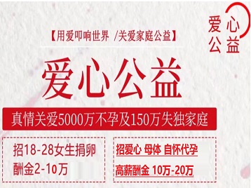 和静捐卵助孕生子 爱心志愿者招募